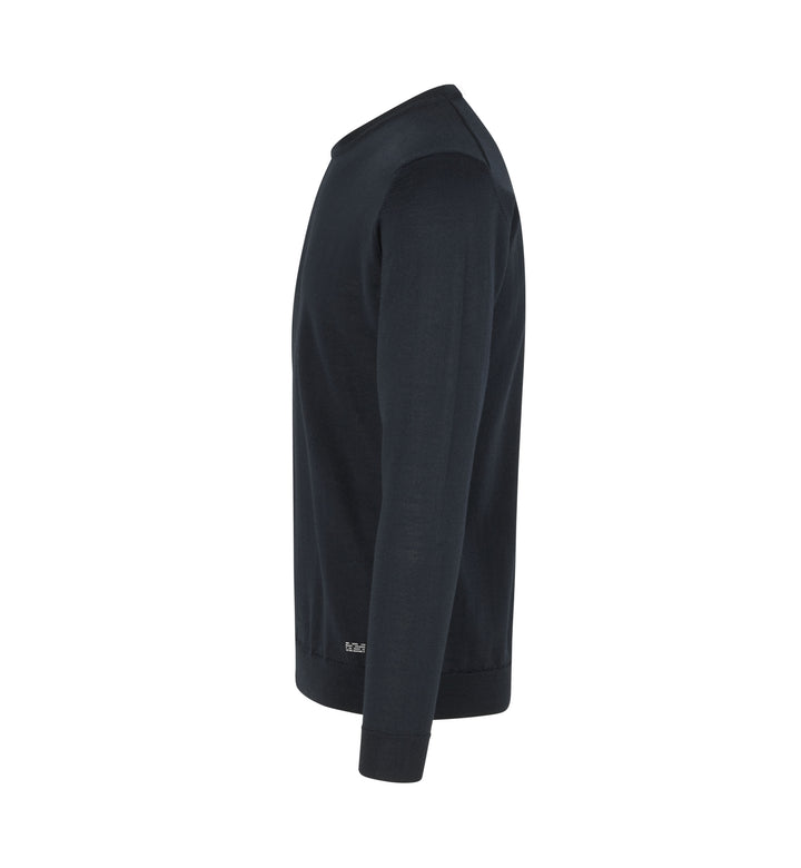 SEVEN SEAS The knit | girocollo - Blu navy