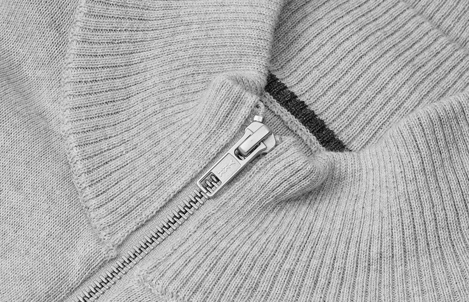 SEVEN SEAS The cardigan - Grigio chiaro mélange