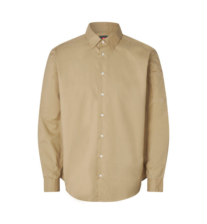 SEVEN SEAS Poplin | stretch - Sabbia