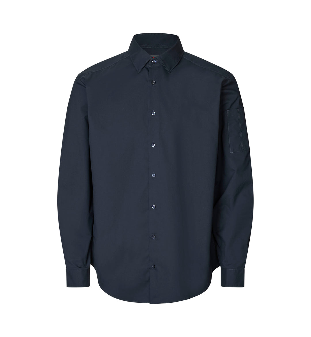 SEVEN SEAS Poplin | stretch - Blu navy
