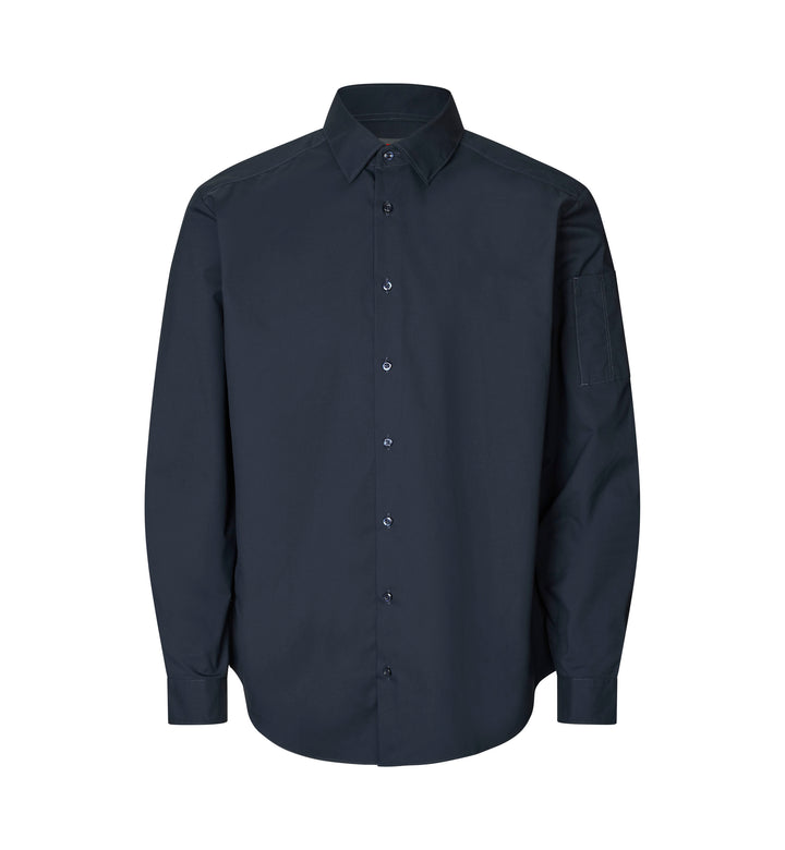 SEVEN SEAS Poplin | stretch - Blu navy