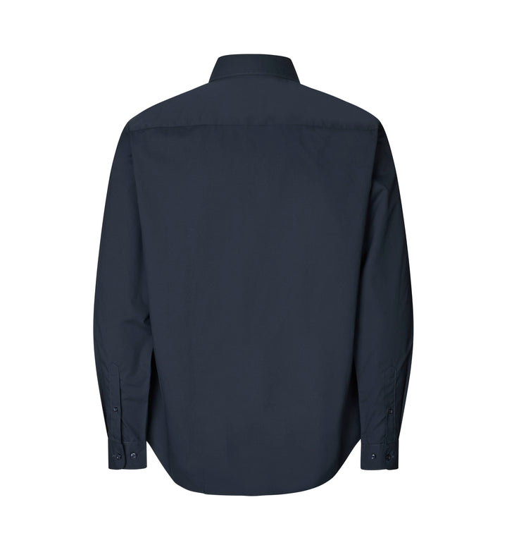 SEVEN SEAS Poplin | stretch - Blu navy