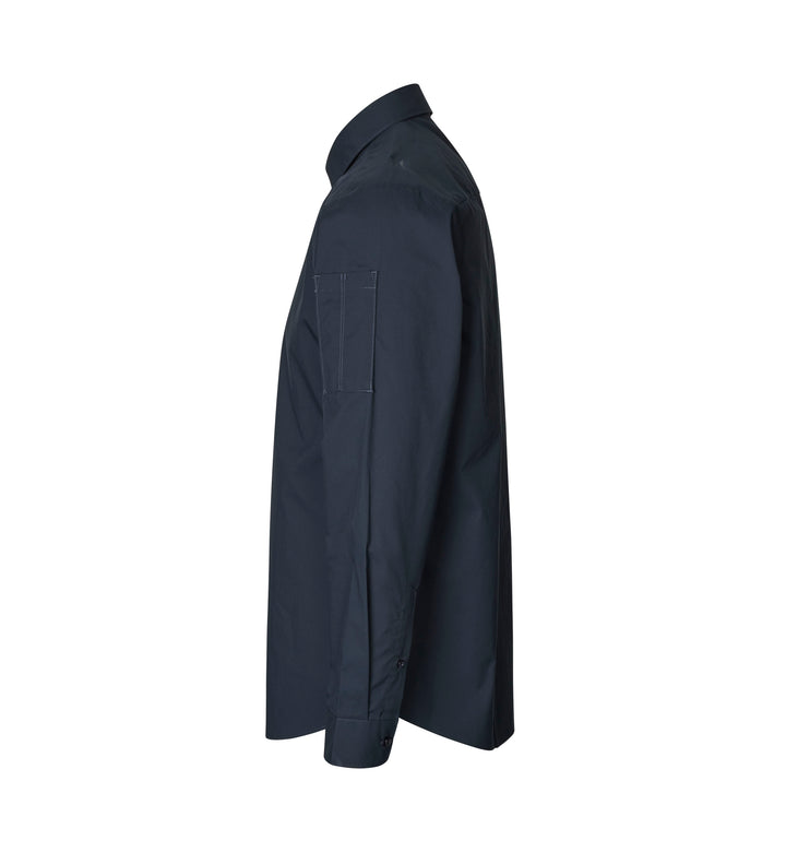 SEVEN SEAS Poplin | stretch - Blu navy