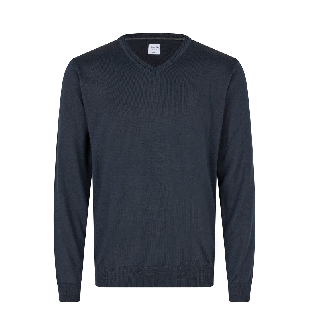 SEVEN SEAS The knit | scollo V - Blu navy
