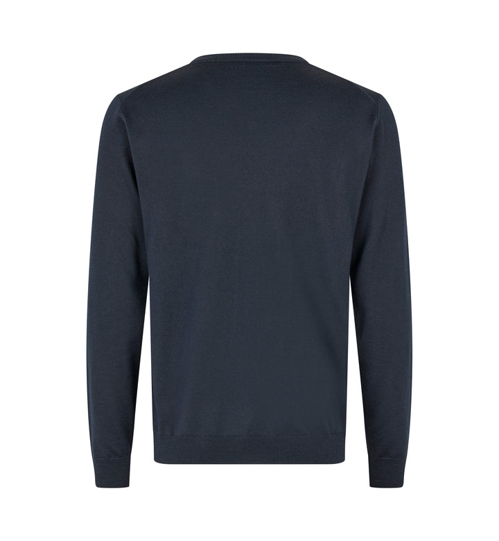 SEVEN SEAS The knit | scollo V - Blu navy