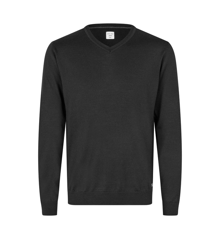 SEVEN SEAS The knit | scollo V - Nero
