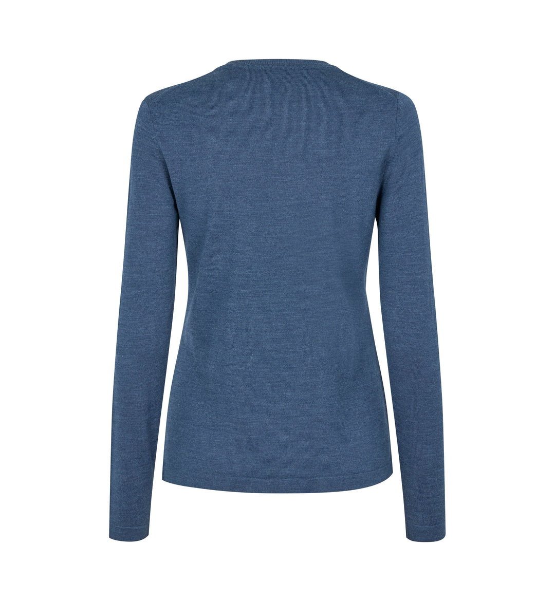 SEVEN SEAS The knit | scollo V | donna - Blu mélange
