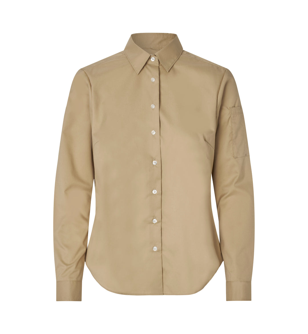 SEVEN SEAS Poplin | stretch | donna - Sabbia