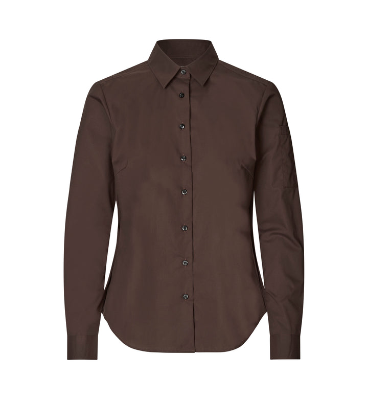 SEVEN SEAS Poplin | stretch | donna - Mocca