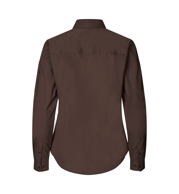 SEVEN SEAS Poplin | stretch | donna - Mocca
