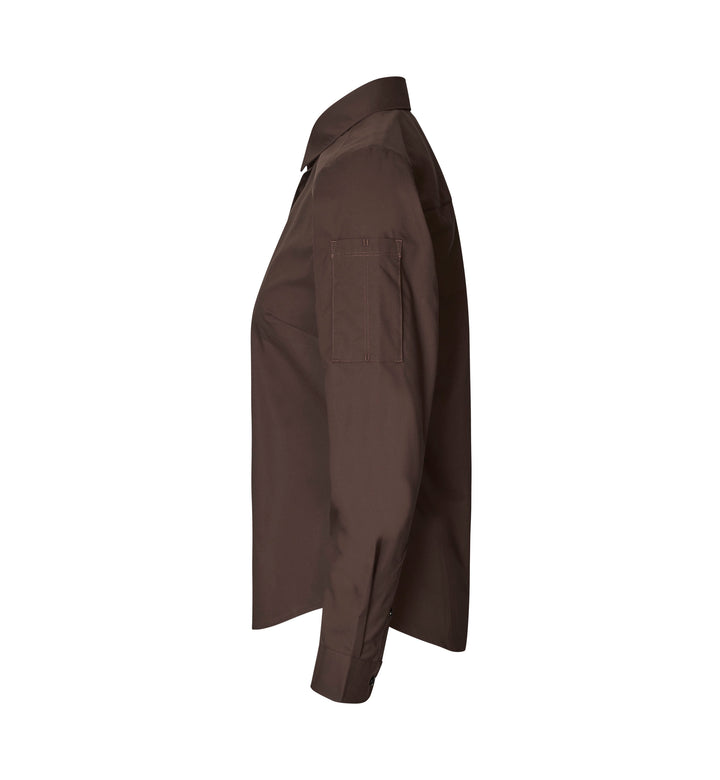 SEVEN SEAS Poplin | stretch | donna - Mocca