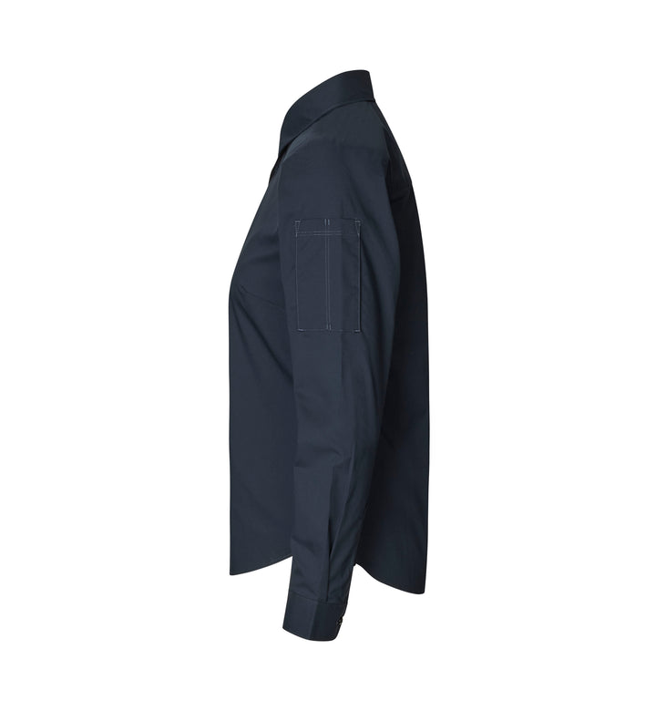 SEVEN SEAS Poplin | stretch | donna - Blu navy
