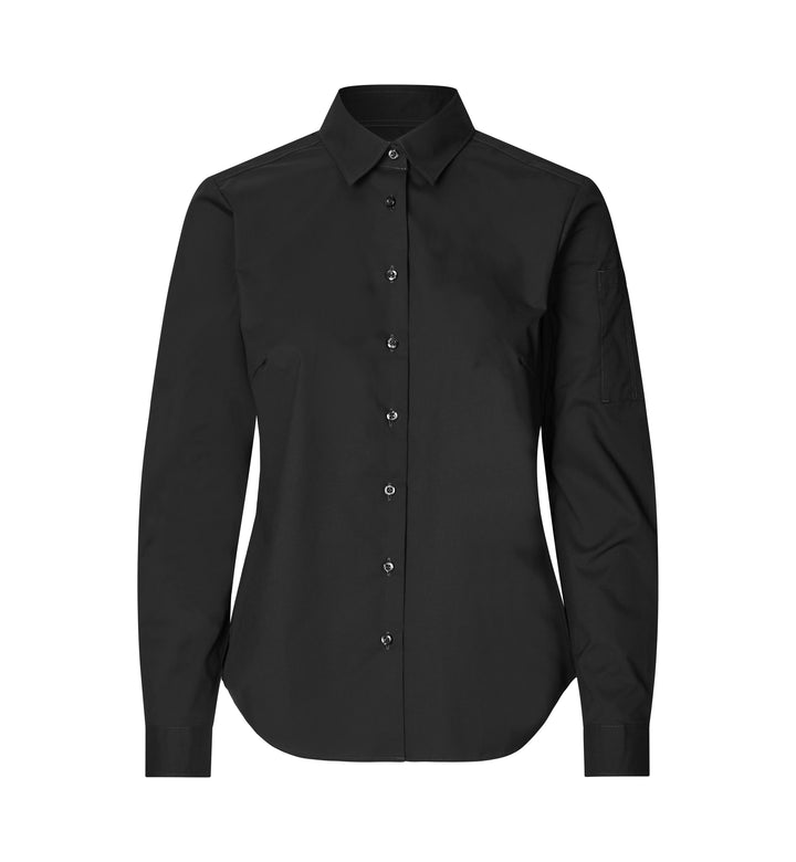 SEVEN SEAS Poplin | stretch | donna - Nero