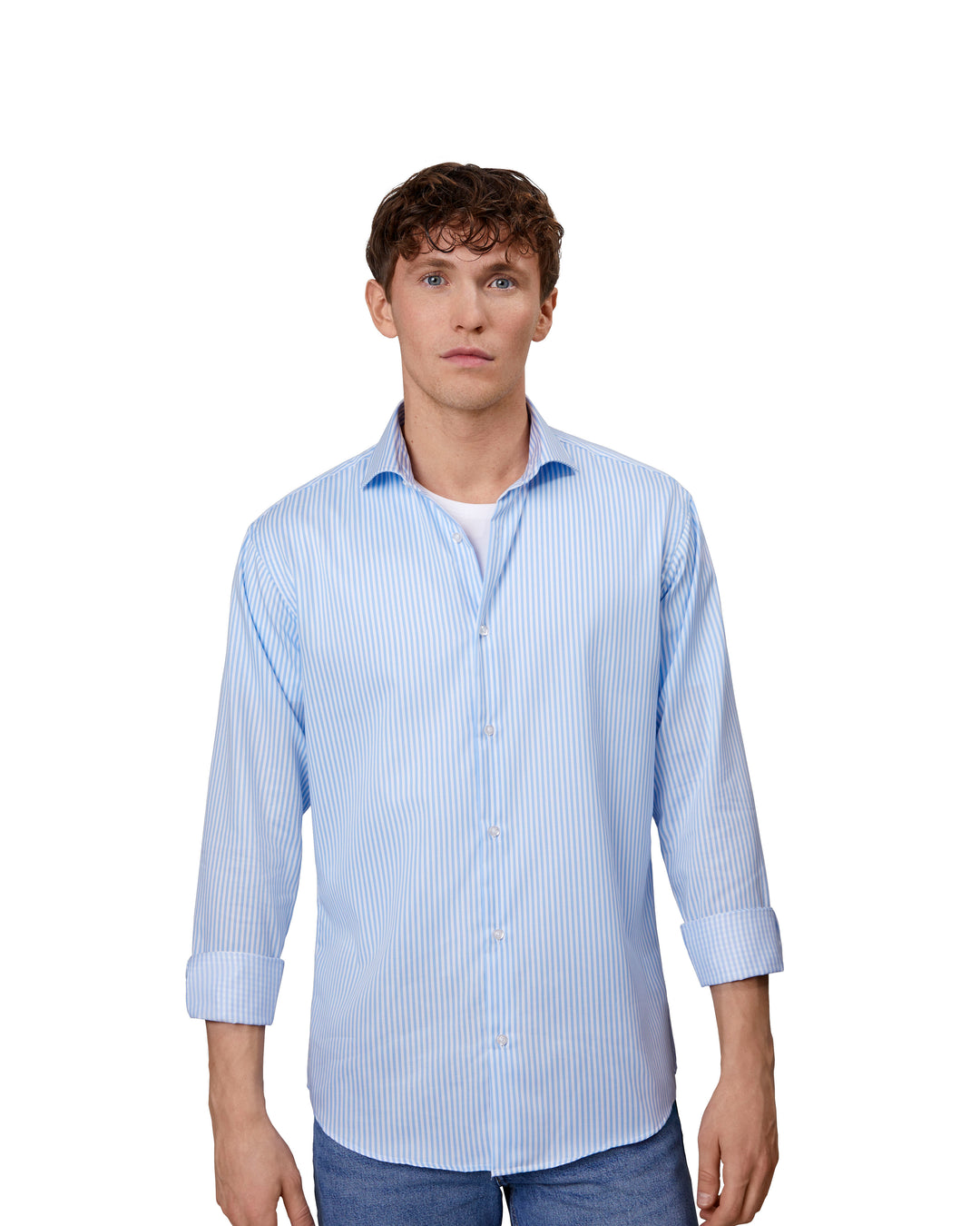 SEVEN SEAS Fine Twill Cadet | modern - Azzurro