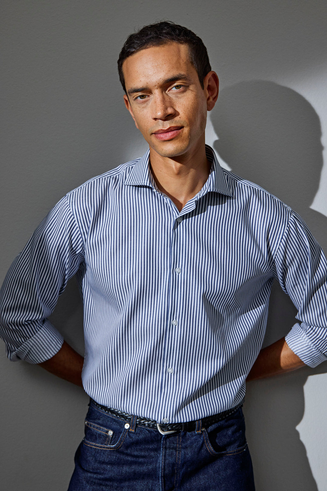 SEVEN SEAS Fine Twill Cadet | modern - Blu navy