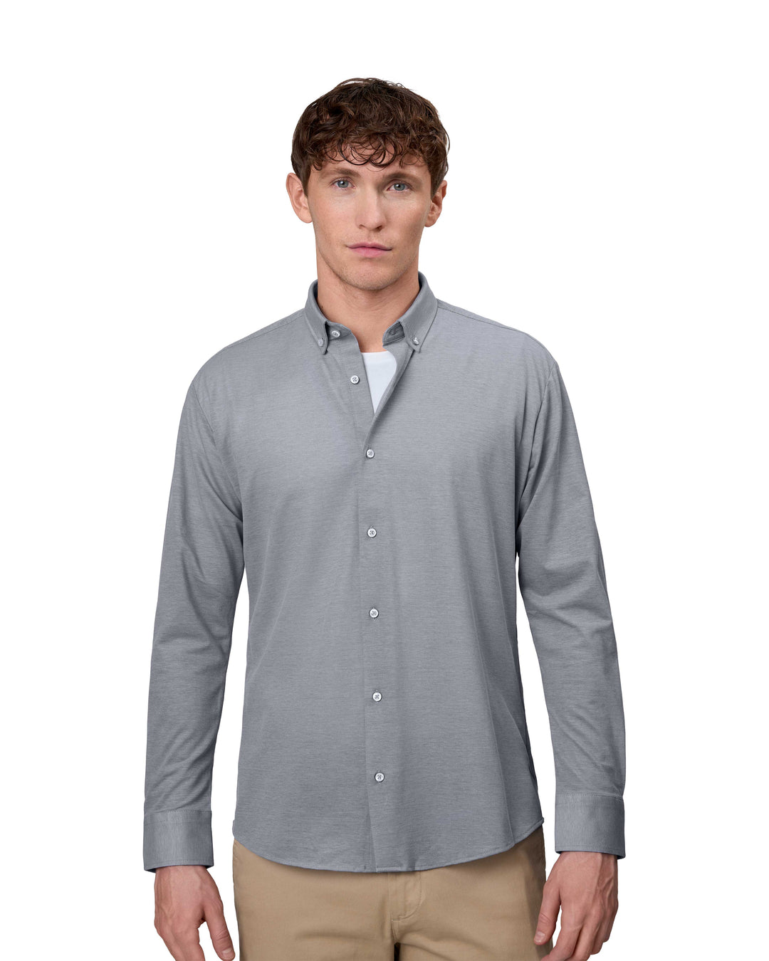 SEVEN SEAS The Jersey | slim - Grigio