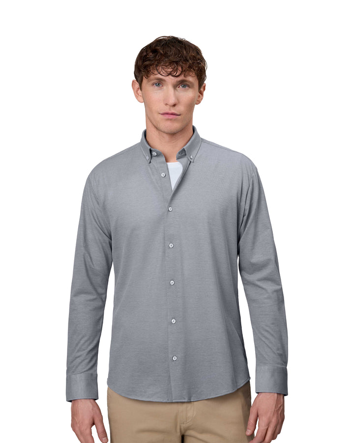 SEVEN SEAS The Jersey | slim - Grigio