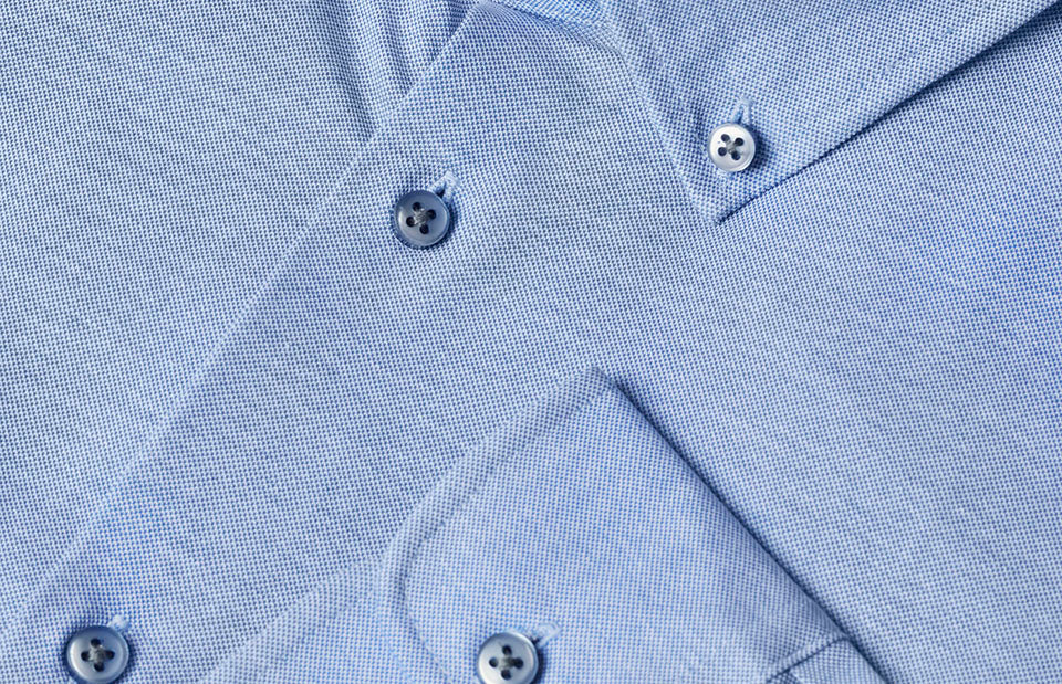 SEVEN SEAS The Jersey | slim - Azzurro