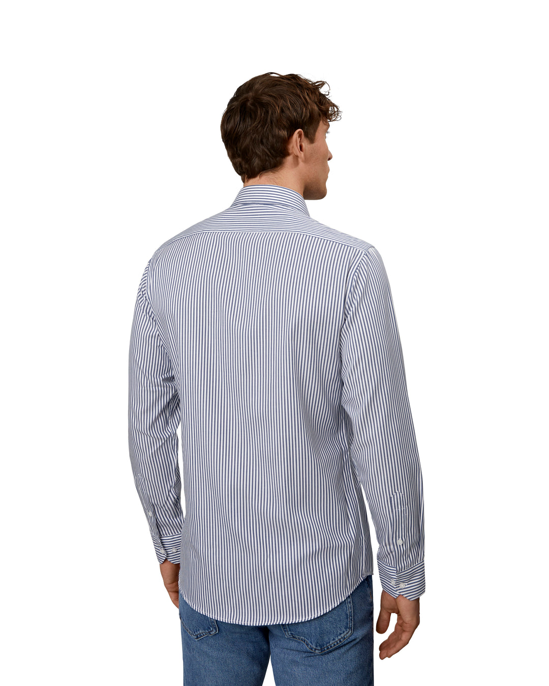 SEVEN SEAS Fine Twill Cadet | slim - Blu navy