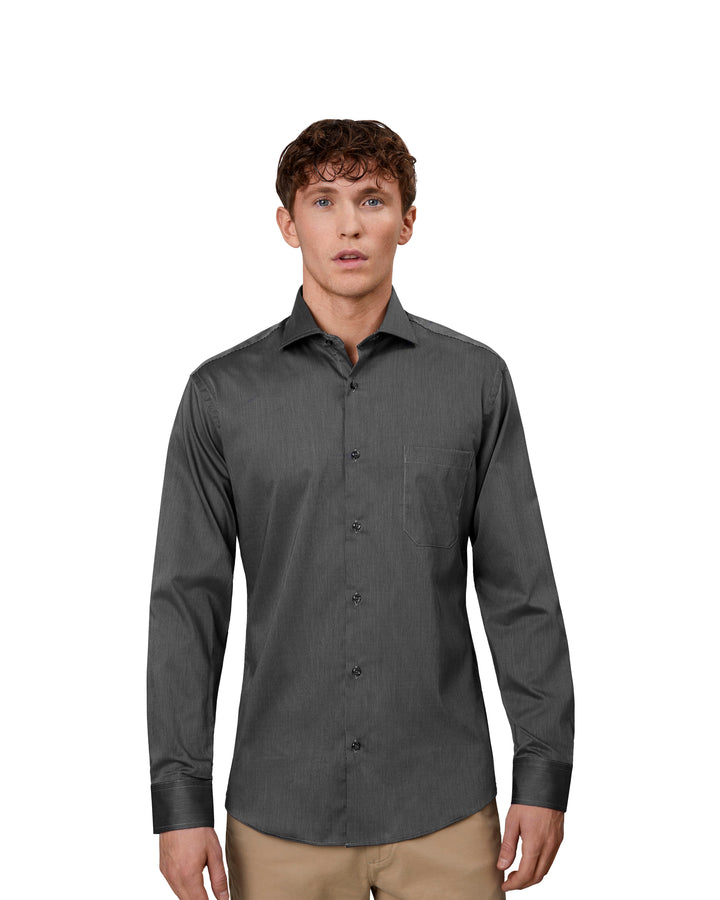 SEVEN SEAS Fine Twill California | modern - Grigio scuro