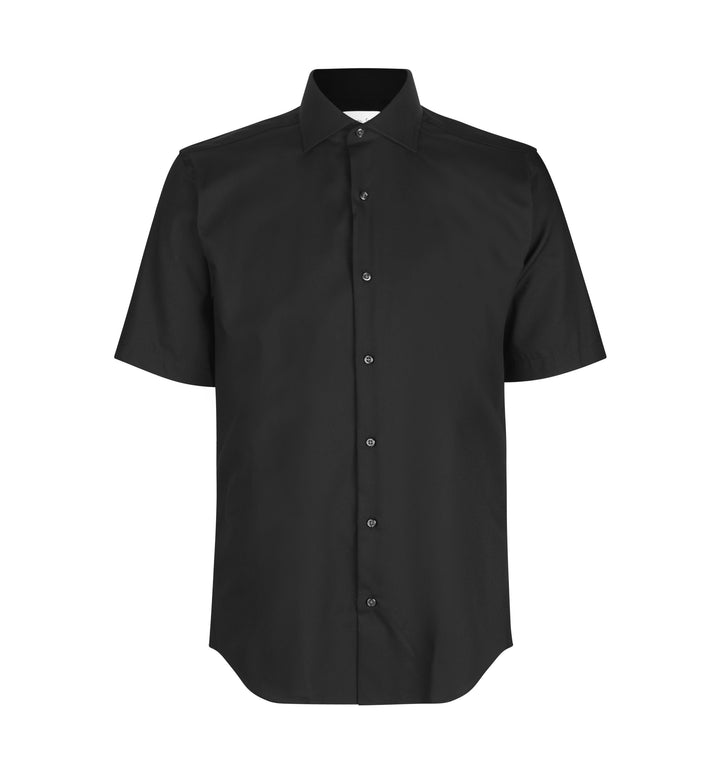 SEVEN SEAS Fine Twill | modern | manica corta - Nero