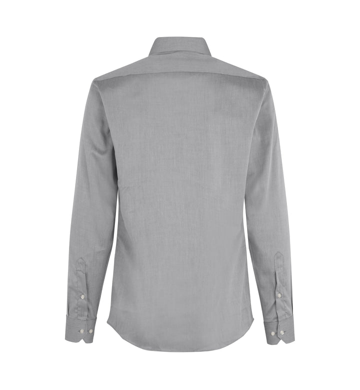 SEVEN SEAS Fine Twill | slim - Grigio argento