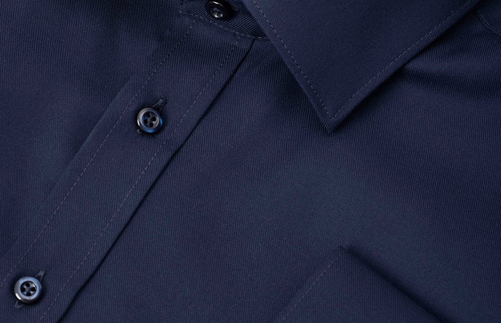 SEVEN SEAS Fine Twill | slim - Blu navy