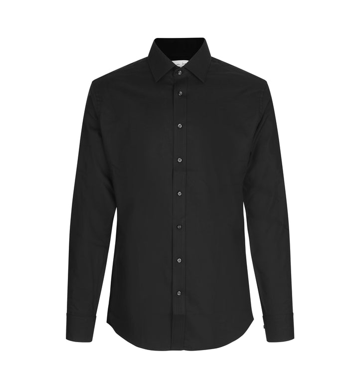 SEVEN SEAS Fine Twill | slim - Nero