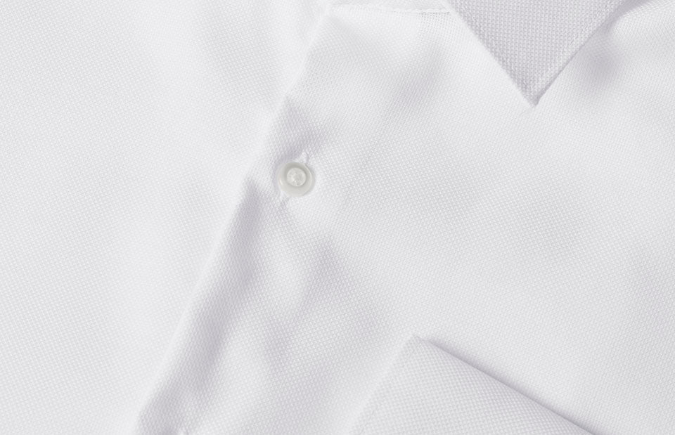 SEVEN SEAS Royal Oxford | slim - Bianco