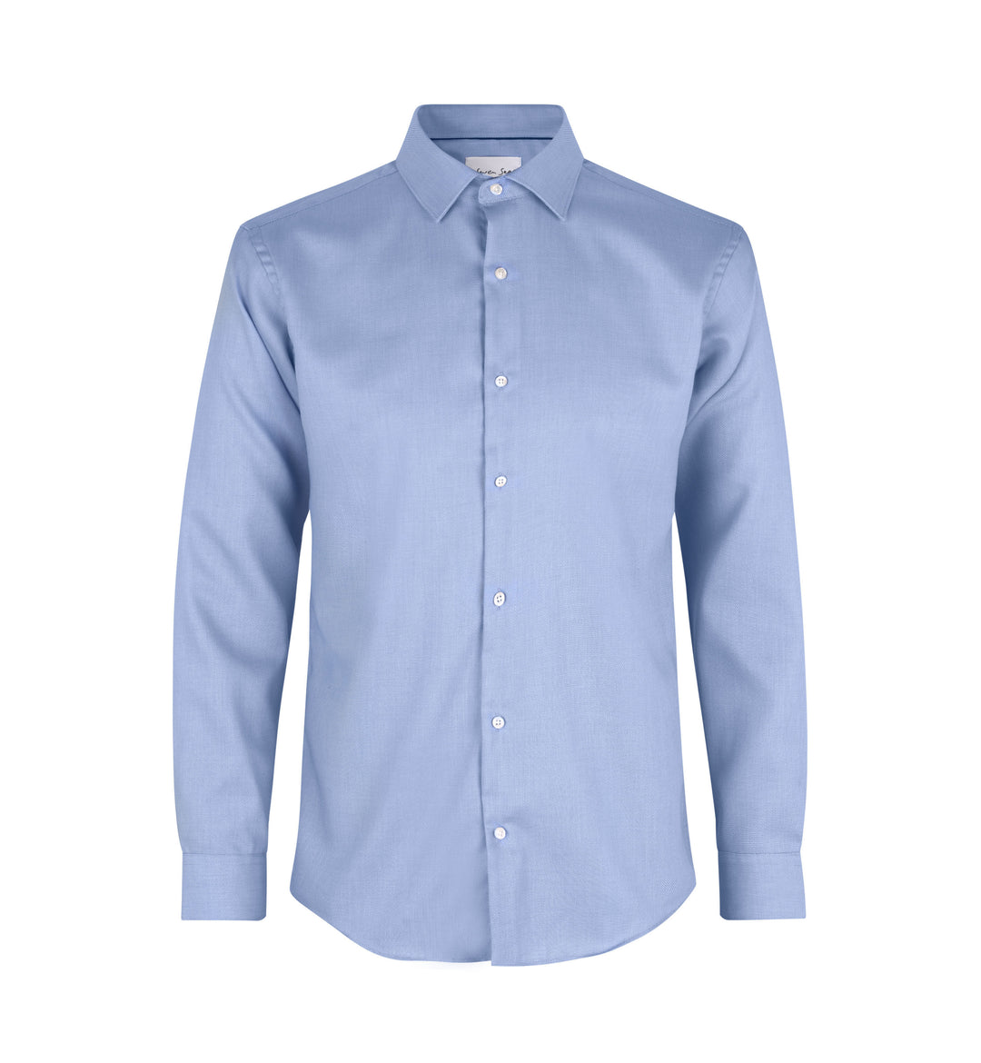 SEVEN SEAS Royal Oxford | slim - Azzurro