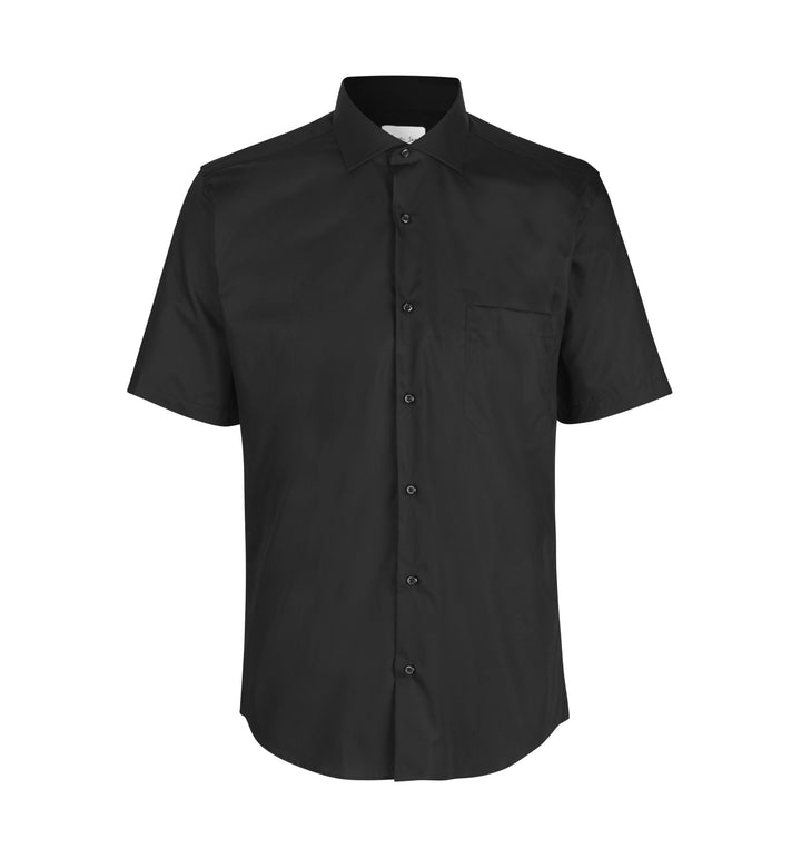 SEVEN SEAS Poplin | modern | manica corta - Nero