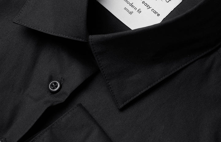 SEVEN SEAS Poplin | modern | donna - Nero