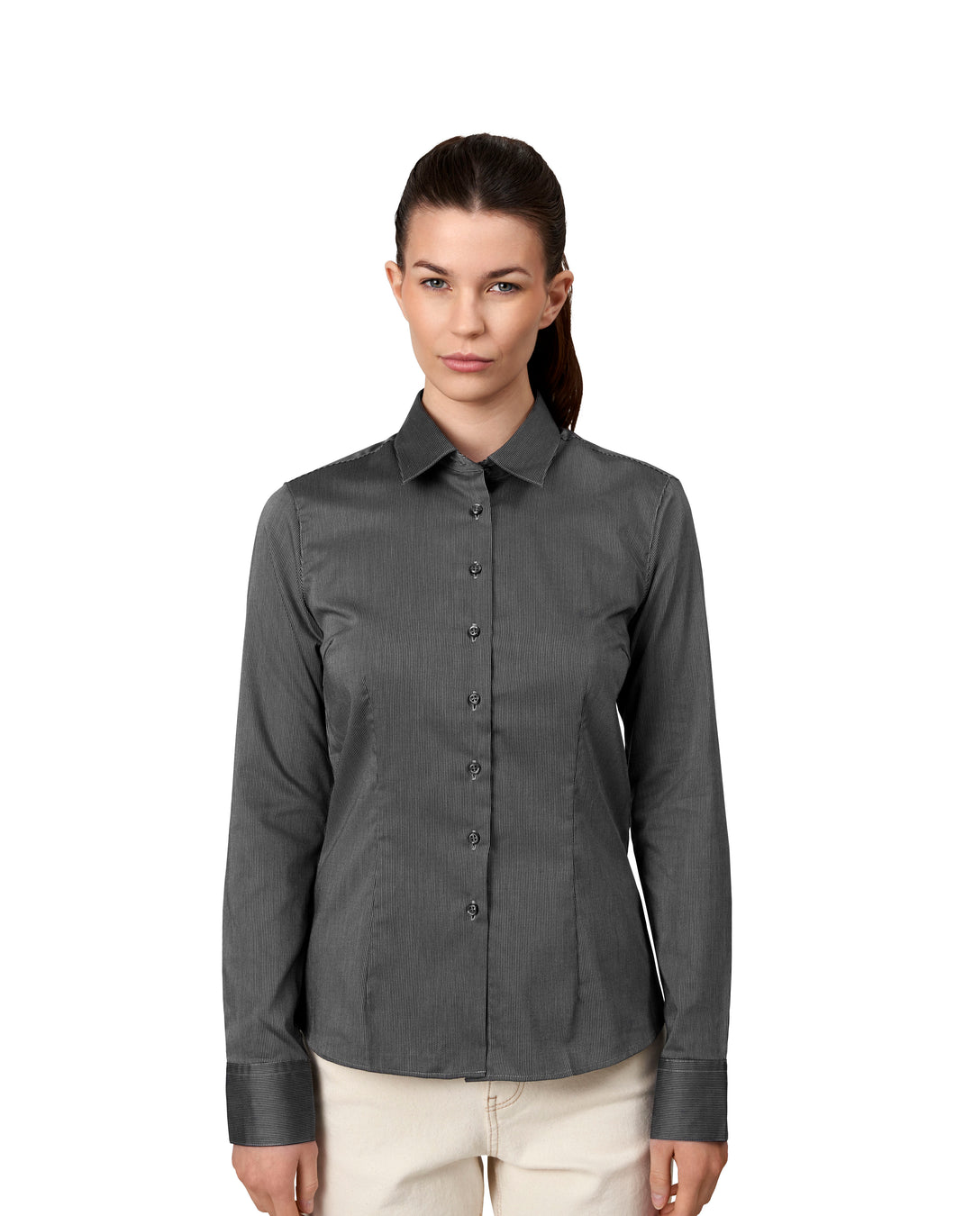 SEVEN SEAS Fine Twill California | modern | donna - Grigio scuro