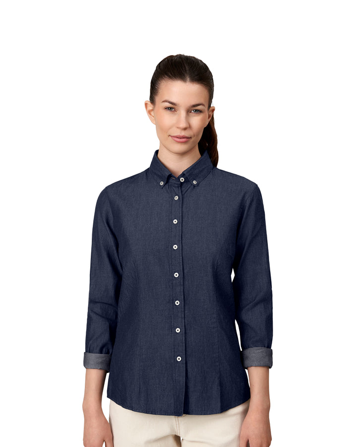 SEVEN SEAS Soft Denim | modern | donna - Indaco