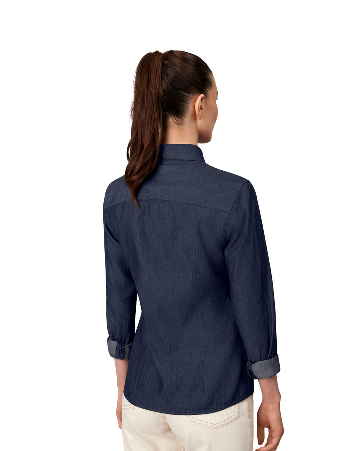 SEVEN SEAS Soft Denim | modern | donna - Indaco