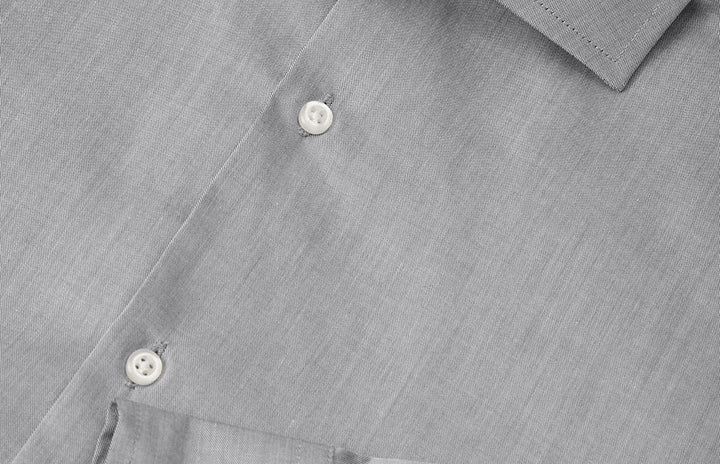 SEVEN SEAS Fine Twill | modern - Grigio argento