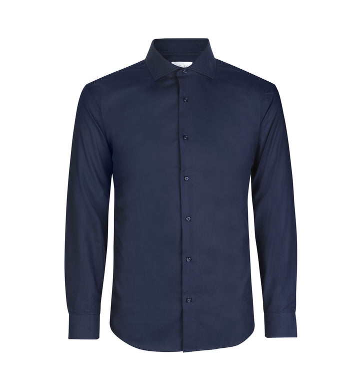 SEVEN SEAS Fine Twill | modern - Blu navy