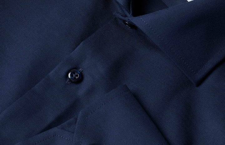 SEVEN SEAS Fine Twill | modern - Blu navy