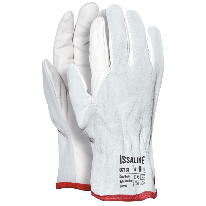 Guanto in pelle di bovino con dorso crosta (12paia) - DB Professional 