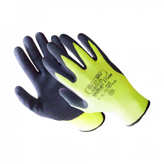 Guanto in nylon giallo (12paia) - DB Professional 
