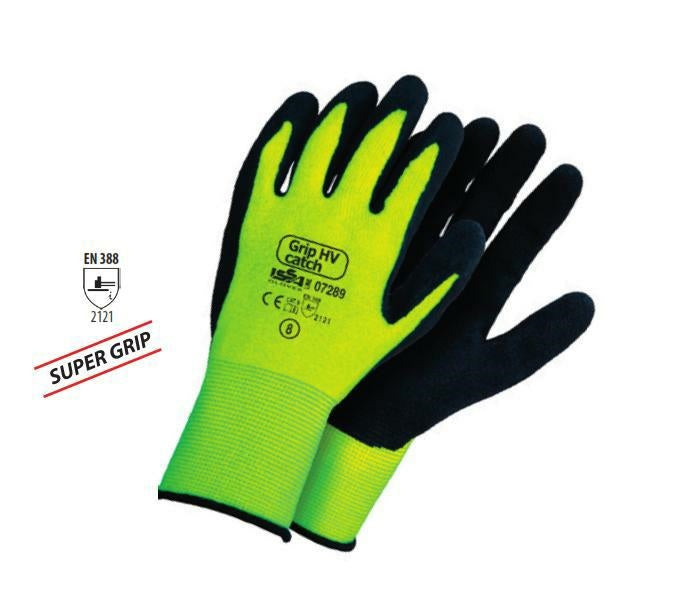 Guanto in nylon giallo (12paia) - DB Professional 