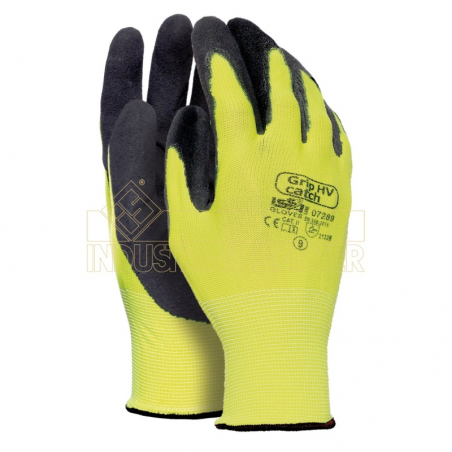 Guanto in nylon giallo (12paia) - DB Professional 