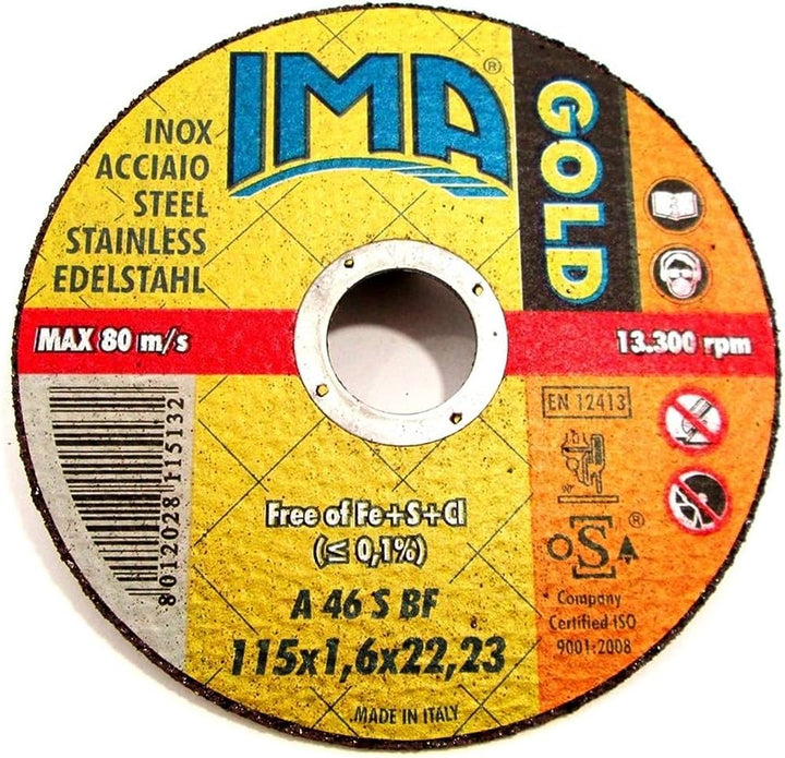 Dischi da taglio per acciaio e inox - DB Professional 