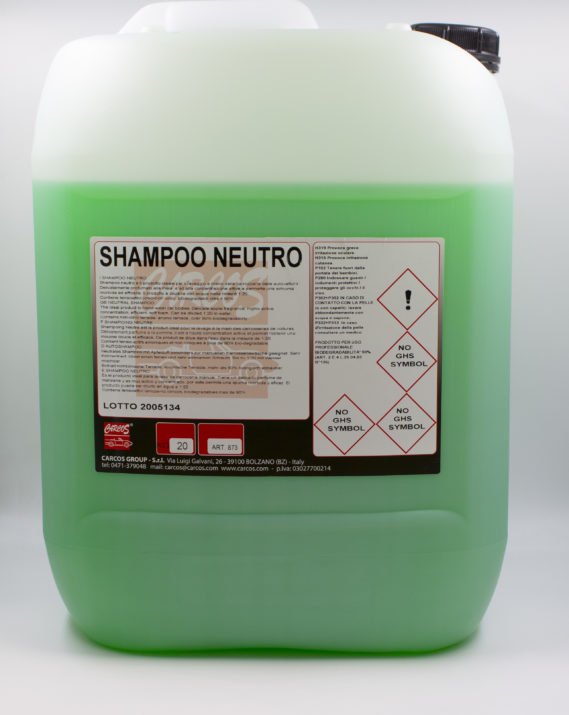 Shampoo Neutro - 20LT CARCOS GROUP