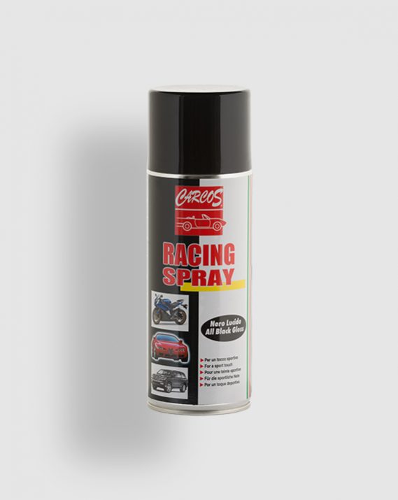 CARCOS RACING SPRAY – Vernice spray nero opaco CARCOS GROUP